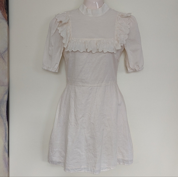 Reformation the Bradley mini dress 2 organic cotton - Picture 4 of 14